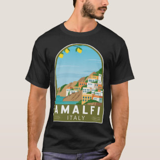 Amalfi Italy Retro Emblem T-Shirt