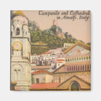 Amalfi, Italy Vintage Cathedral Postcard