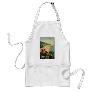 Amalfi, Italy vintage poster Standard Apron