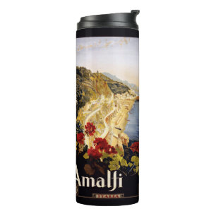 Amalfi Italy vintage travel tumbler