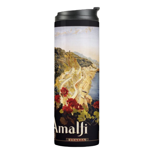 Amalfi Italy vintage travel tumbler (Rotated Left)