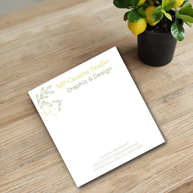 Amalfi Lemon Chic Notepad (Creator Uploaded)