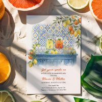 Amalfi Lemon Mediterranean Tile Engagement Party