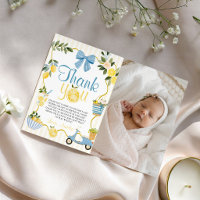 Amalfi Lemon Photo Thank You Card