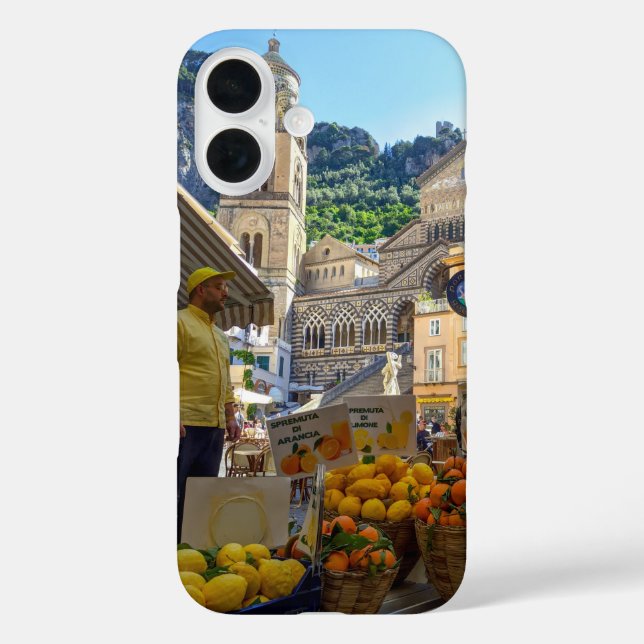 Amalfi Piazza Phone Case – Italian Charm in Your P (Back)