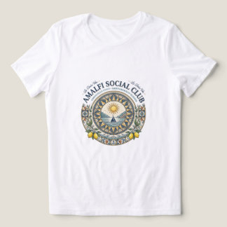 Amalfi Social Club Mediterranean Coastal Escape Tri-Blend Shirt