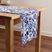 Amalfi Vietri Italian blue tiles Mediterranean