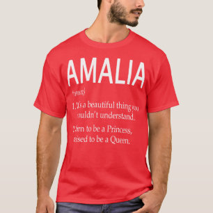 Amalia Name Gift T-Shirt