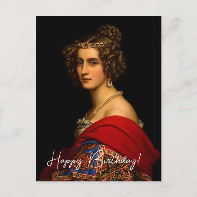 Amalia von Schintling Bavarian beauty Postcard (Front)