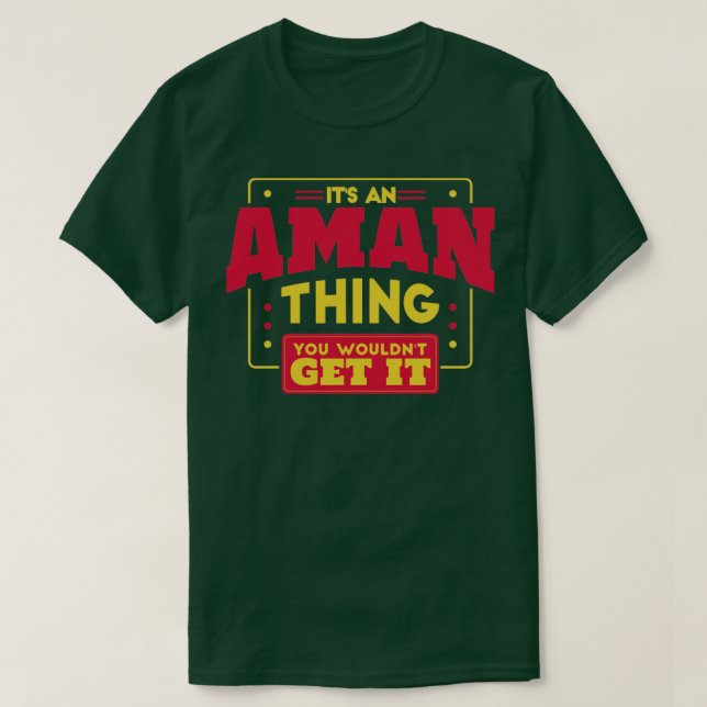 Aman T-Shirt (Design Front)