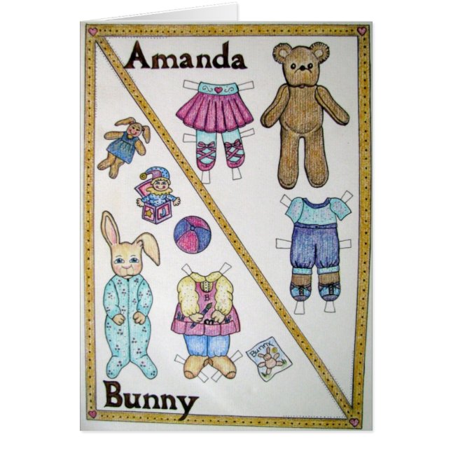 Amanda & Bunny All Occasion Card (Front)