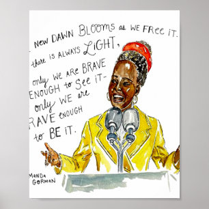 AMANDA GORMAN- There Is Always Light Poster