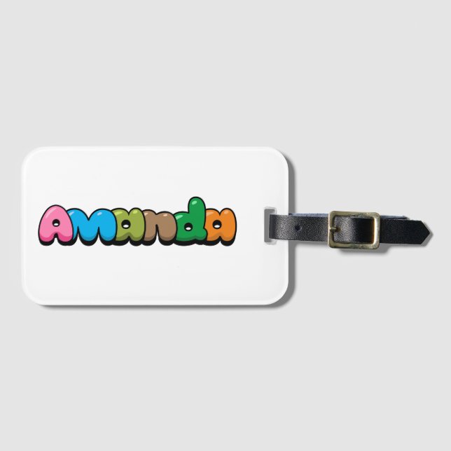 Amanda Luggage Tag (Front Horizontal)