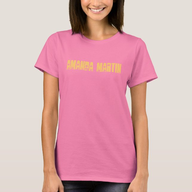 Amanda Martin Women's Camo Tee (Front)