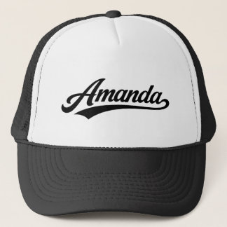 Amanda name first last family gifts trucker hat