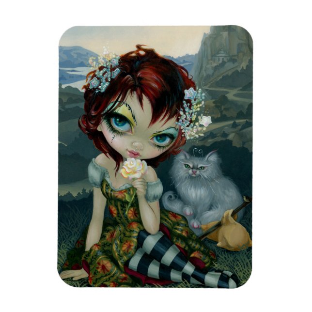 "Amanda Palmer Tarot:  The Fool" Flex Magnet (Vertical)