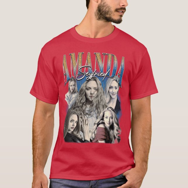 Amanda Seyfried Bootleg Vintage T-Shirt (Front)