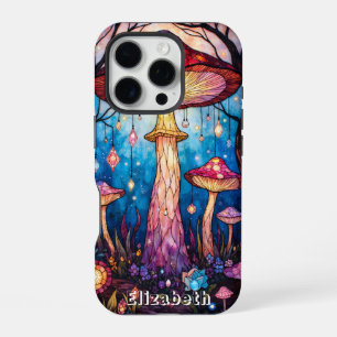 Amanita Muscaria Glowing Forest iPhone 16 Pro Case