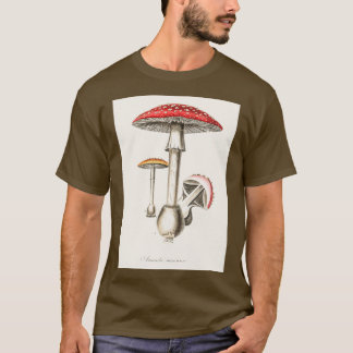 Amanita muscaria illustration from Medical Botany  T-Shirt