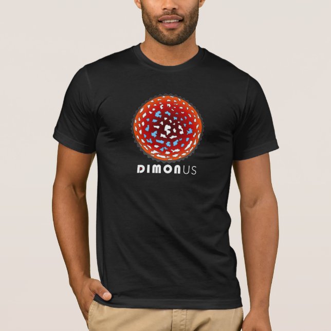 Amanita muscaria signature black T-Shirt (Front)