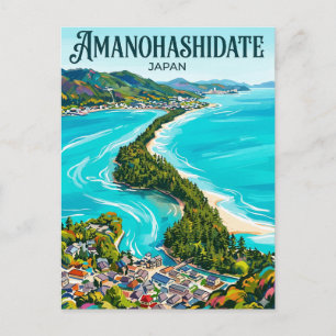 Amanohashidate Japan Postcard