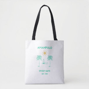 Amanpulo Luxury Coastal Resort Tote Bag