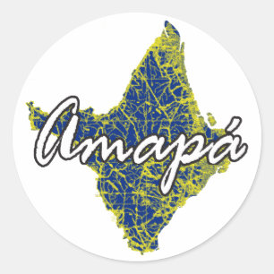 Amapa Classic Round Sticker