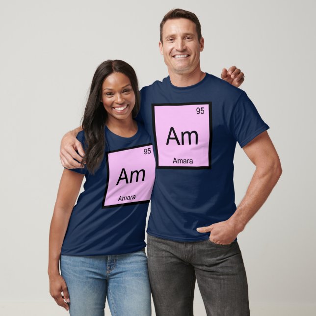 Amara Name Chemistry Element Periodic Table T-Shirt (Unisex)