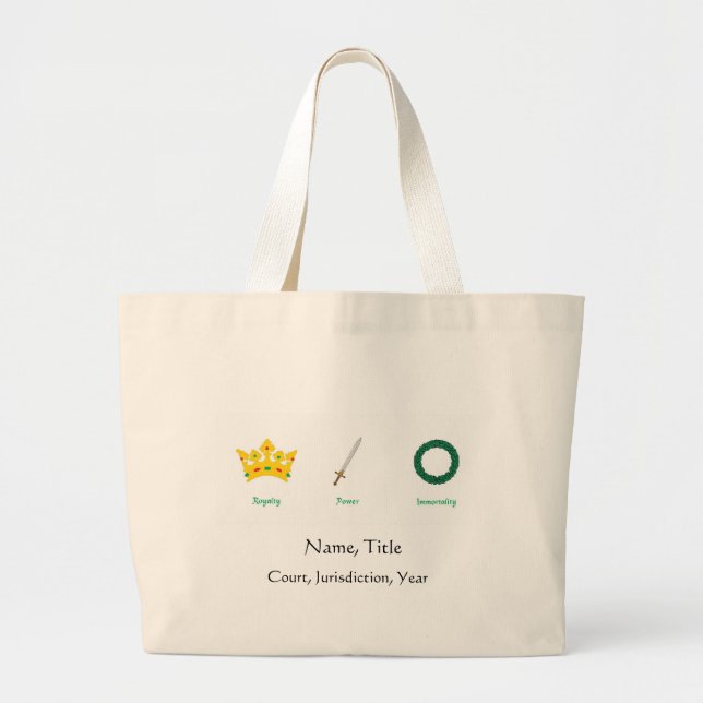 Amaranth Emblems Tote Bag (Front)