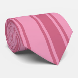 Amaranth pink Colour Stripe Funky Pattern Tie