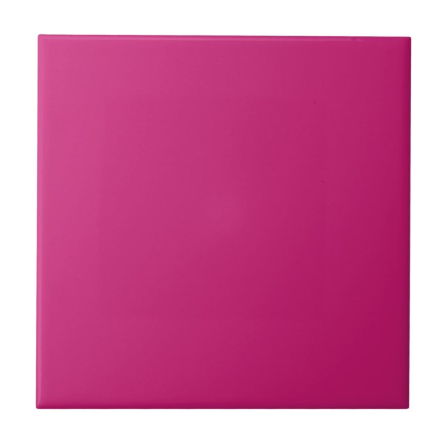 Amaranth Purple Solid Color Tile (Front)