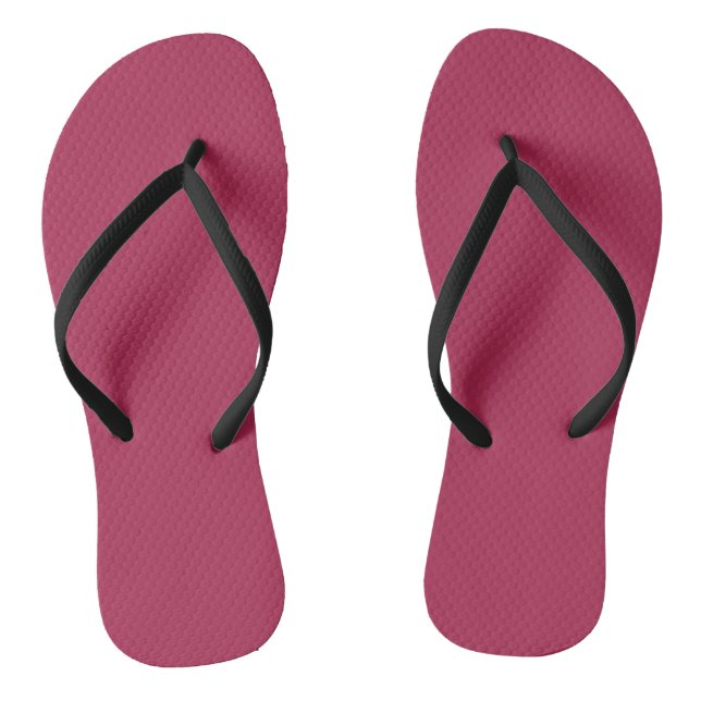 Amaranth Purple (solid colour)  Jandals (Footbed)