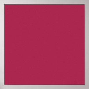 Amaranth Purple (solid colour)  Poster