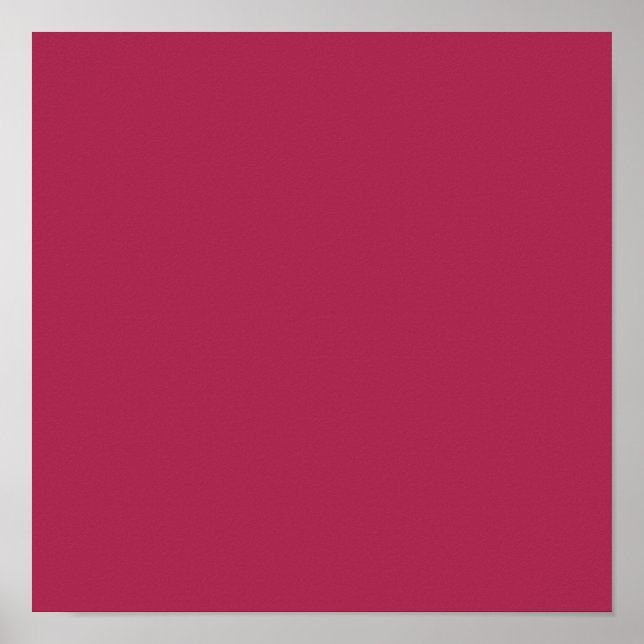 Amaranth Purple (solid colour)  Poster (Front)