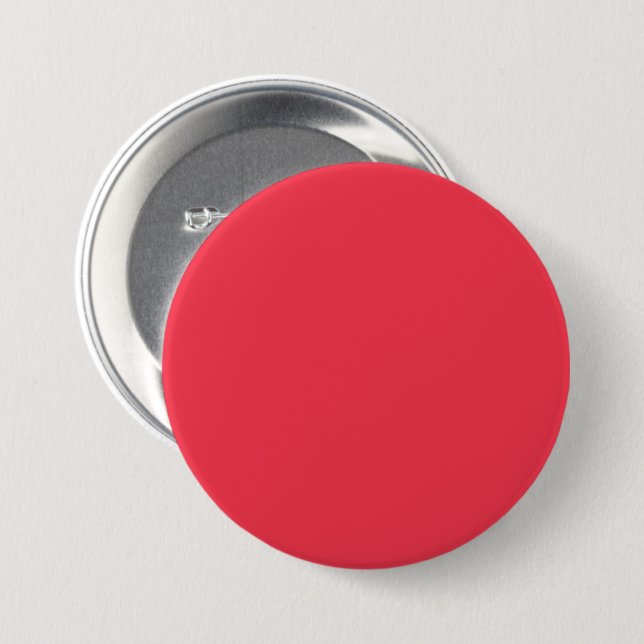 Amaranth Red F4364C Colour - Add Your Name Option 7.5 Cm Round Badge (Front & Back)