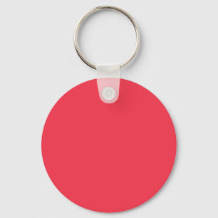 Amaranth Red F4364C Colour - Add Your Name Option Key Ring