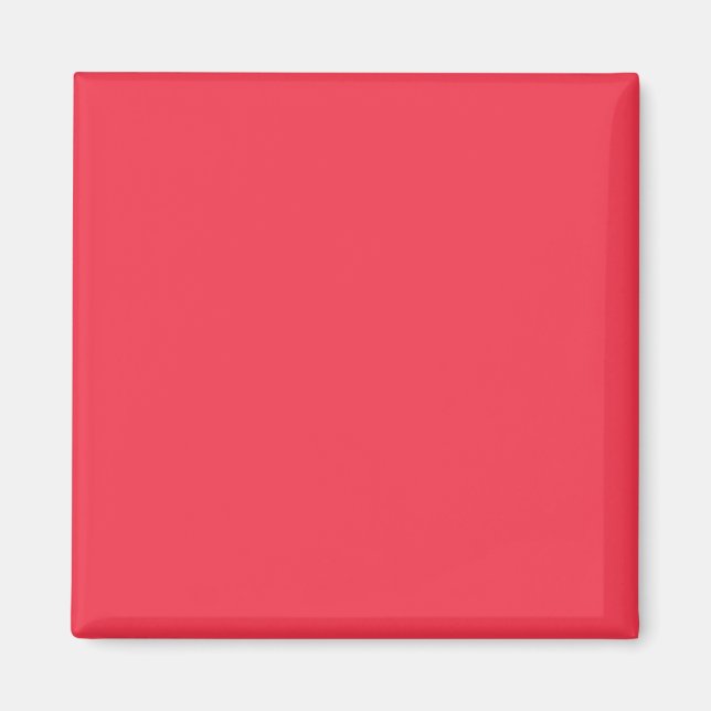 Amaranth Red F4364C Colour - Add Your Name Option Magnet (Front)
