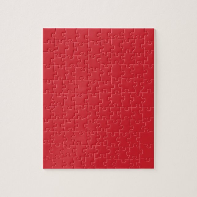 Amaranth red (solid color)  jigsaw puzzle (Vertical)