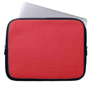 Amaranth red (solid colour) laptop sleeve
