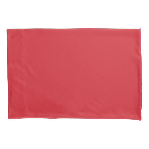 Amaranth red (solid colour) pillowcase