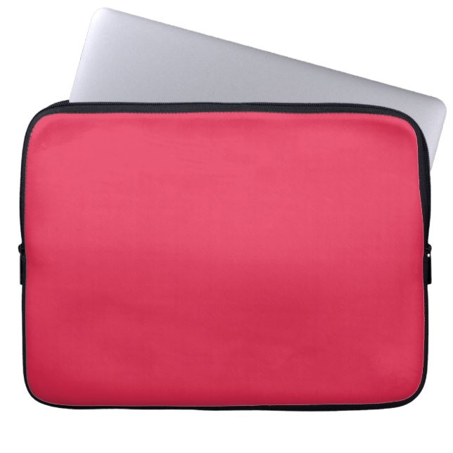 Amaranth (solid colour) laptop sleeve (Front)