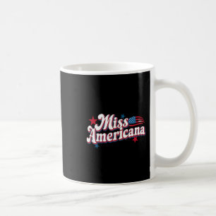 Amare Box America 4th Of July Miss Americana Retro Coffee Mug