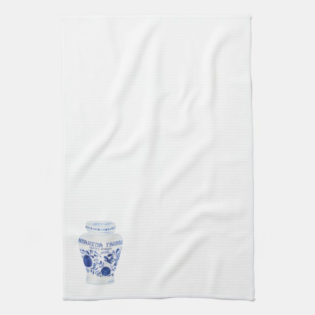 Amarena cherry tea towel (Vertical)