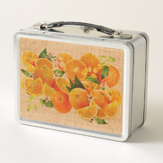 Amargas Naranjas de Capri Metal Lunch Box