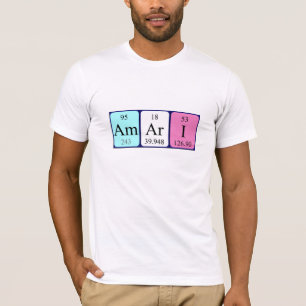 Amari periodic table name shirt
