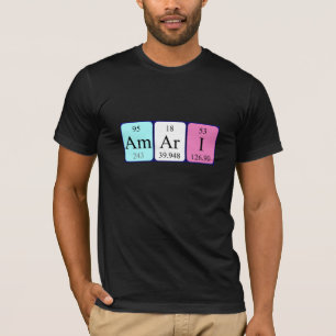 Amari periodic table name shirt