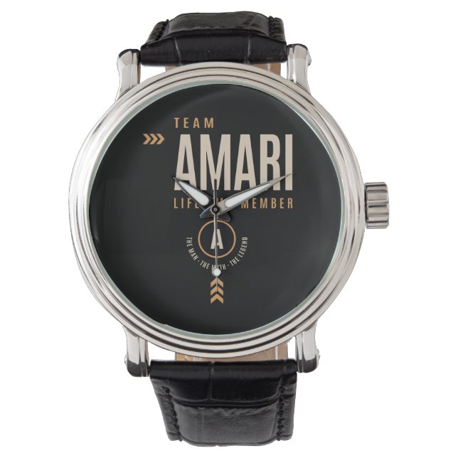 Amari Personalised Name - Funny Amari Watch (Front)