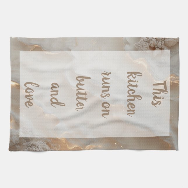 Amariel - White Tea Towel (Horizontal)