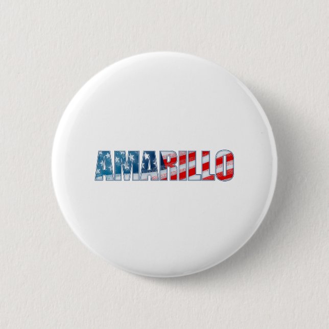 Amarillo 6 Cm Round Badge (Front)