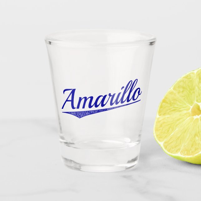 Amarillo Shot Glass (Front)